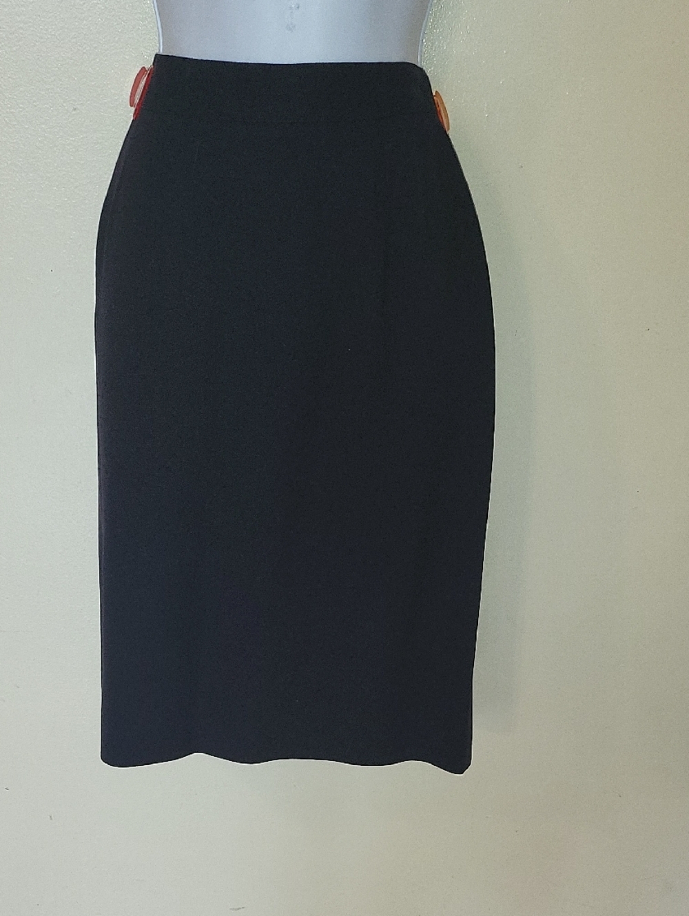 Liz Claiborne Black Women's Navy Blue Pencil Skirt